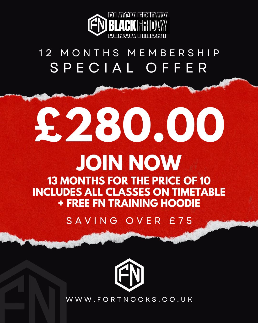 BLACK FRIDAY 13 MONTH MEMBERSHIP DEAL